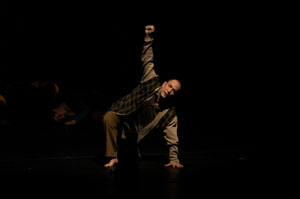 David in lunge