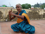 Devadasi dancer Viralimalai Muttukkannammal (b. 1929)