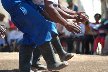 South African boot dance