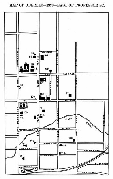 Oberlin Campus 1936 (East)